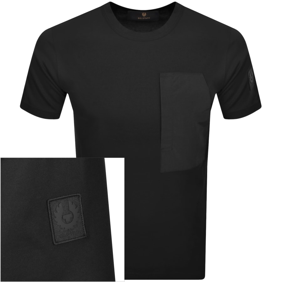 Belstaff Cover T Shirt Black | Mainline Menswear Canada